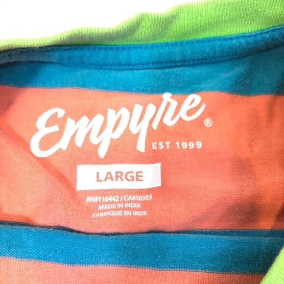 Empyre “Wavy Daze” Vintage Striped Shirt Large - Picture 10 of 10